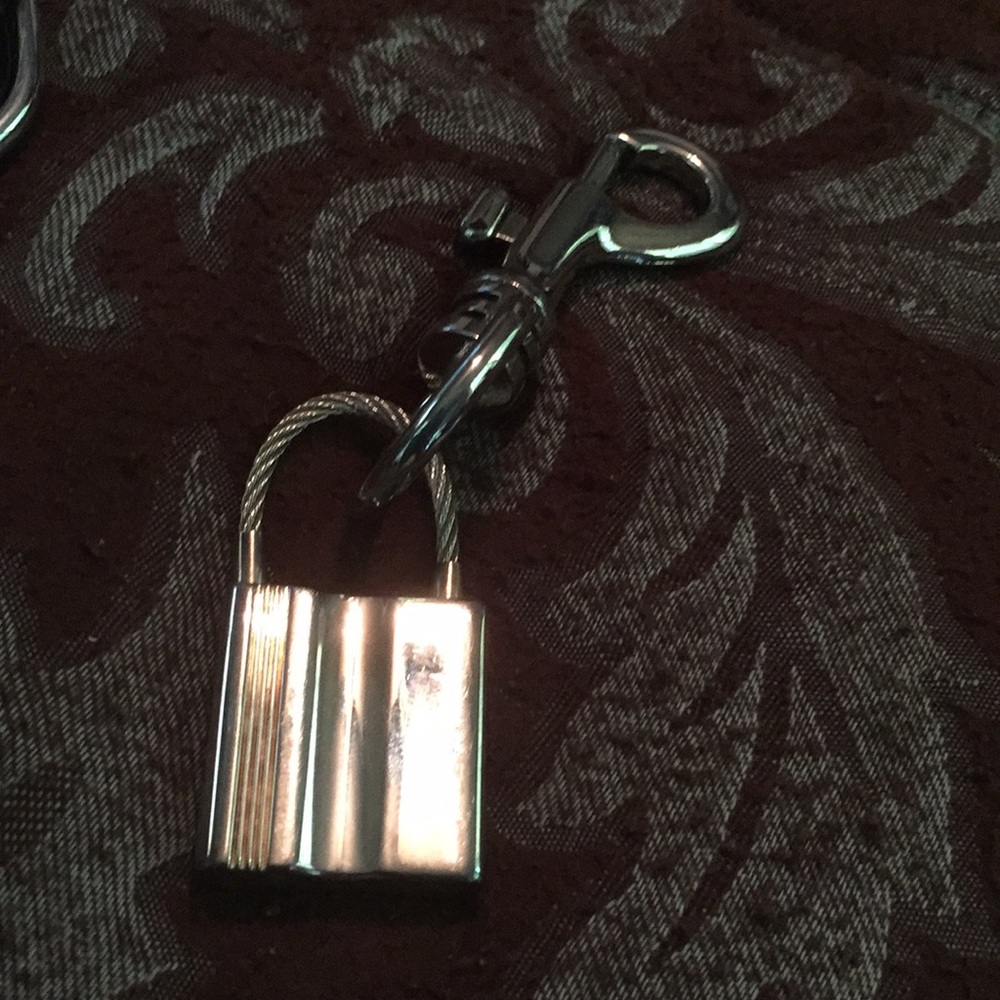 Pretty Lock Bag Charm